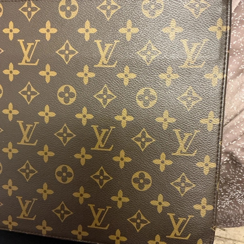 Louis Vuitton Monogram Serviette Fermoir Vintage Envelope Briefcase S-Lock